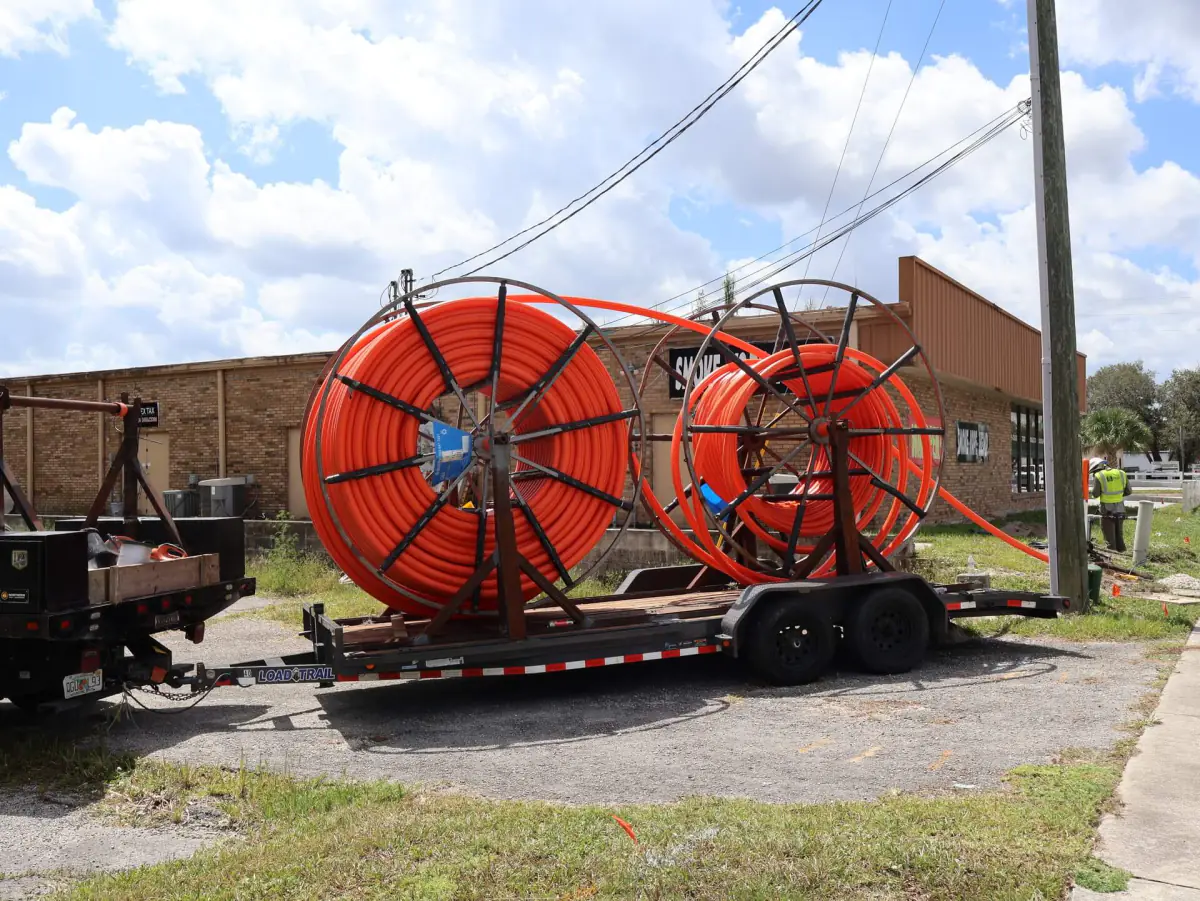 Bobinas de HDPE prontas